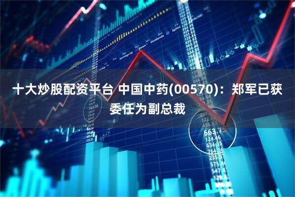 十大炒股配资平台 中国中药(00570)：郑军已获委任为副总裁